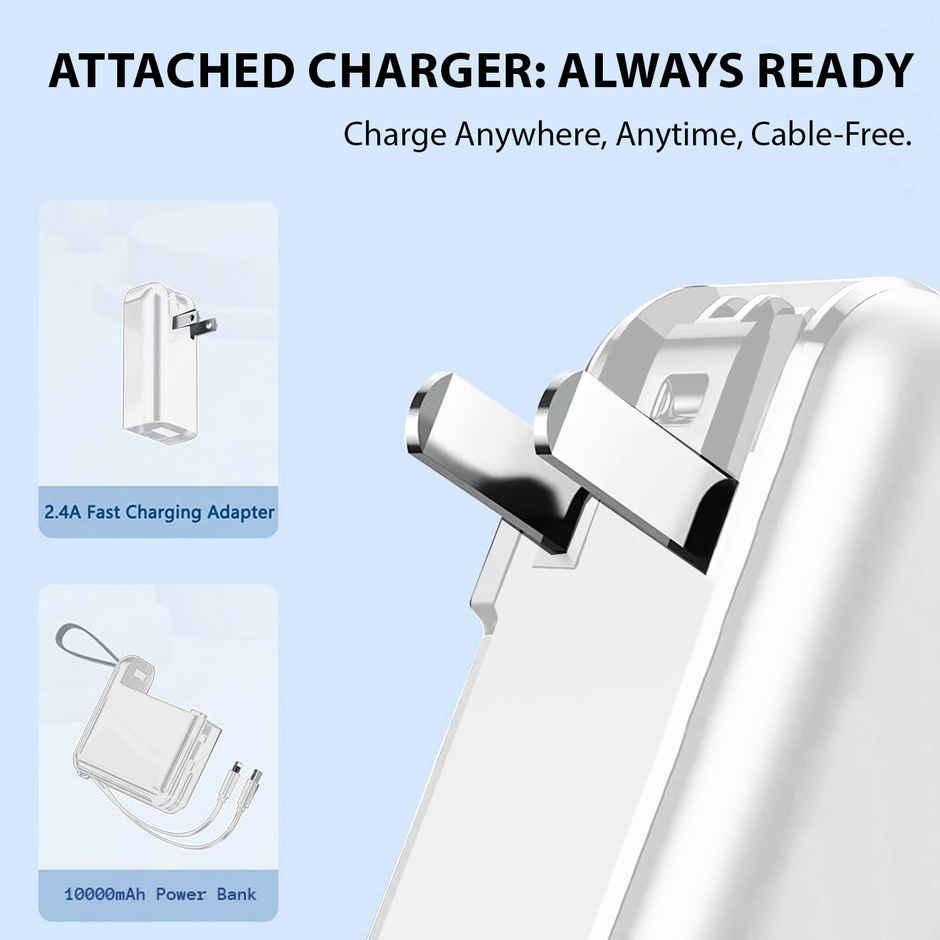 Bestor 10000 mAh 23 W Wired & Wireless With MagSafe Ultra Slim Pocket Size Power Bank