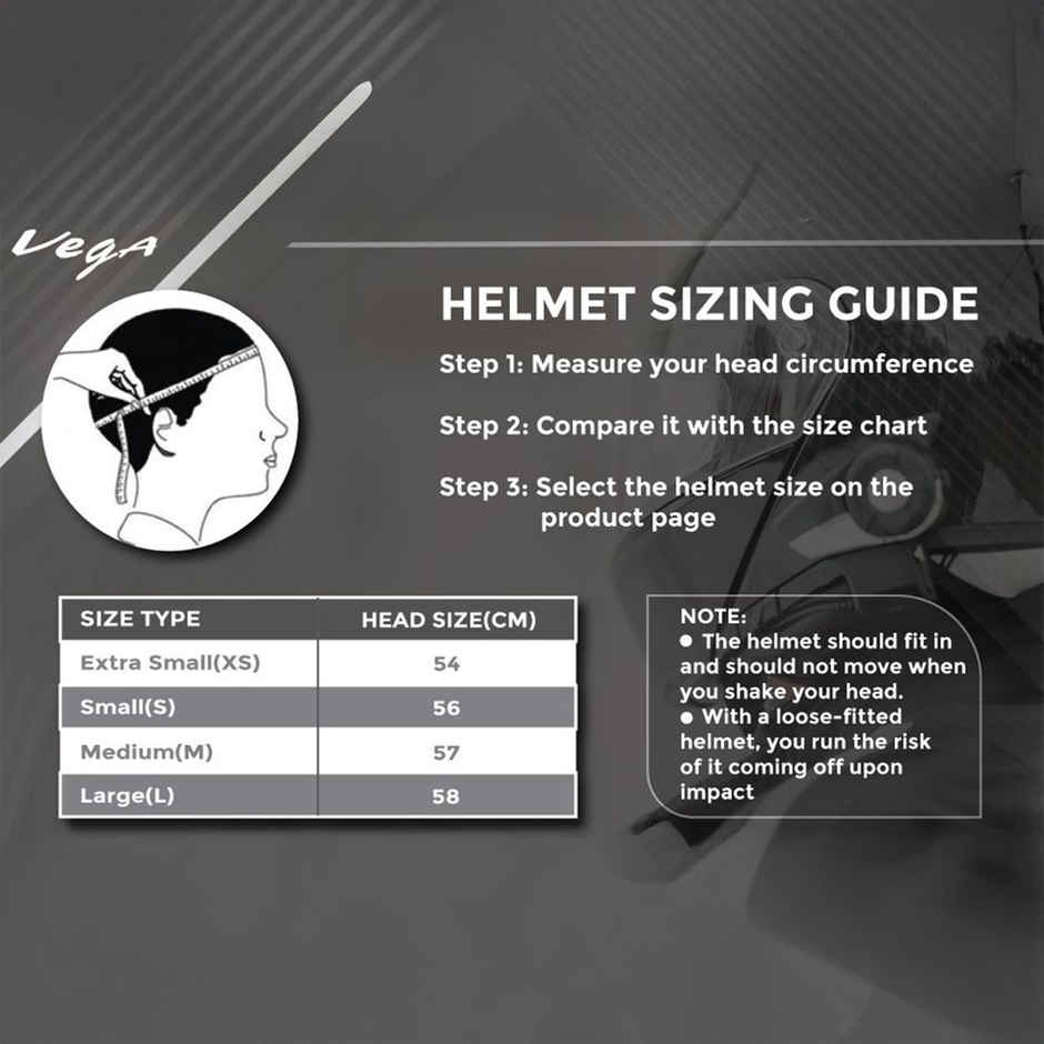 Vega Atom Dull Black Helmet-M