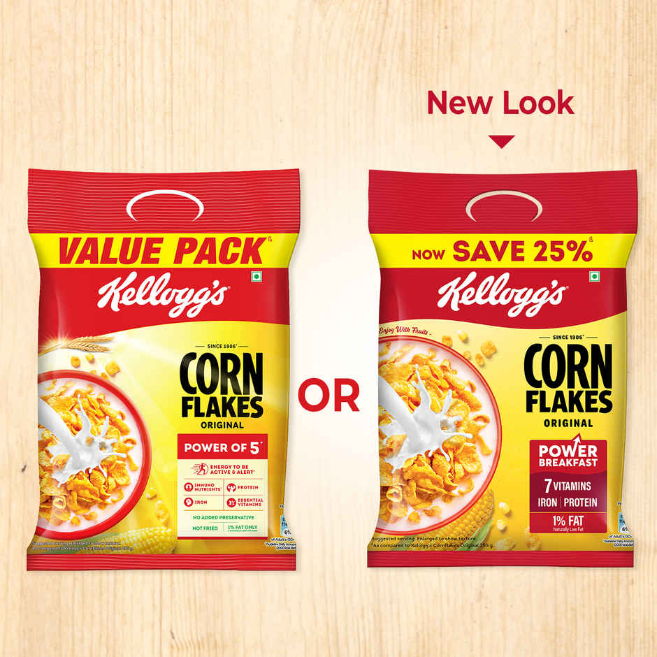 Kellogg's Corn Flakes Original | Power Breakfast | 7 Vitamins