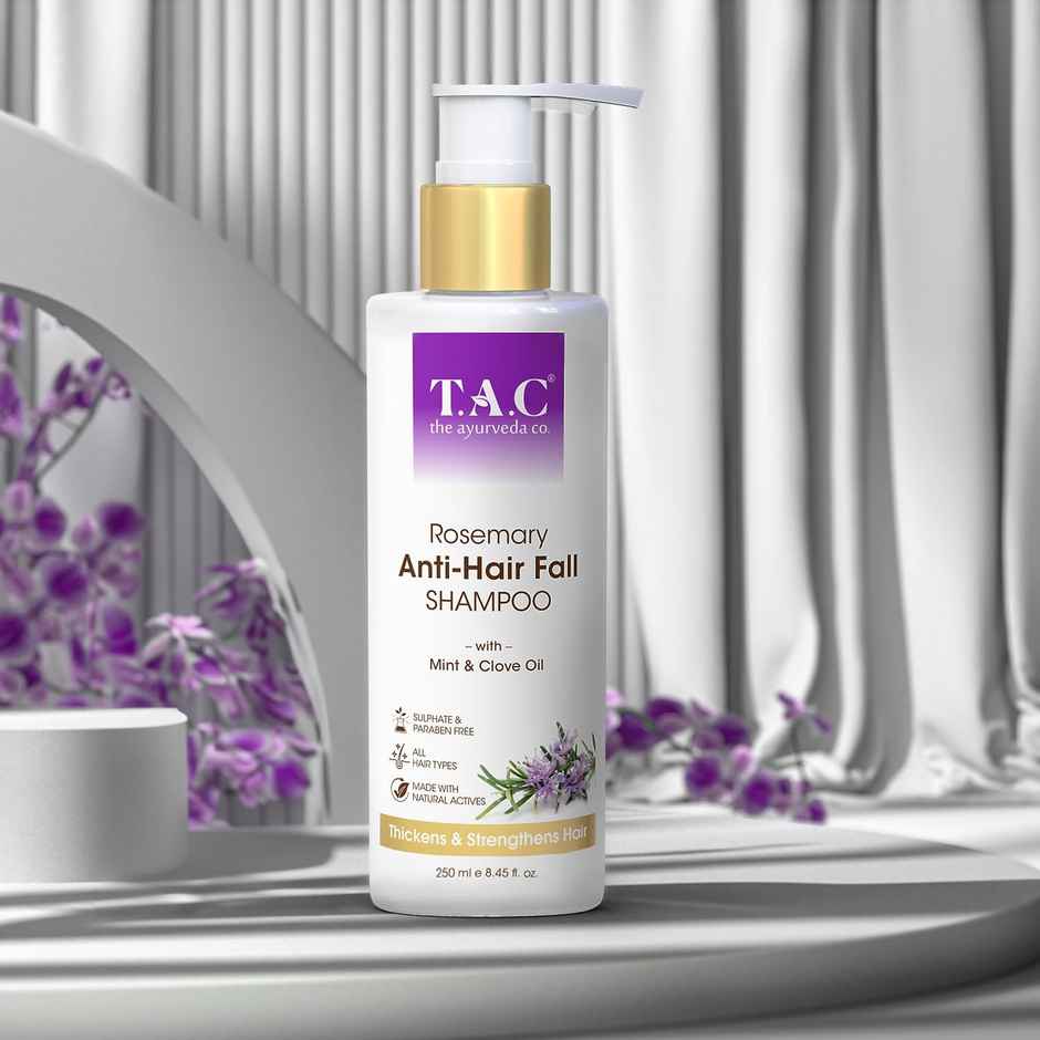 Tac Rosemary Anti-Hair Fall Hair Shampoo Rosemary & Clove Oil Reduces Hair Fall