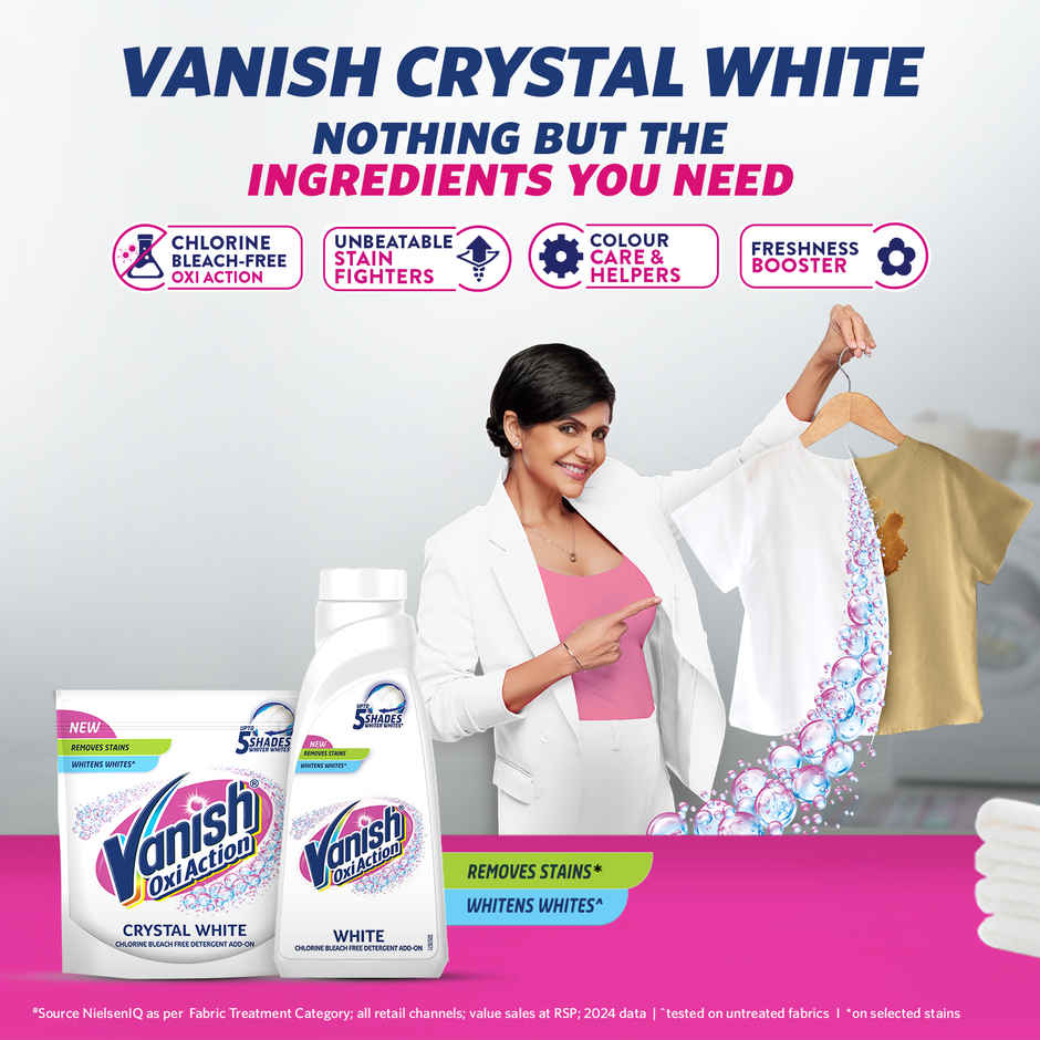 Vanish WHite Chlorine Bleach-Free Detergent Liquid