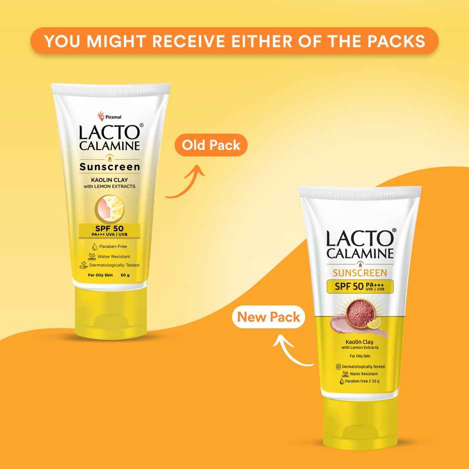 Lacto Calamine Daily Sunshield Matte Look Sunscreen SPF 50 PA +++