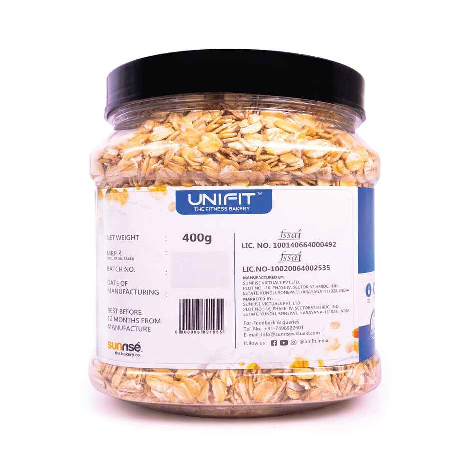 Unifit Rolled Oats | Pure Wholegrain | High Fiber and Protein | Healthy Breakfast Cereal