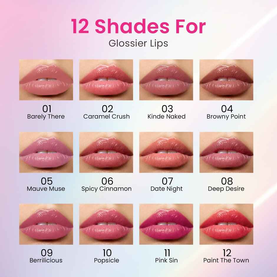 Swiss Beauty Plump Up Wet Lip Gloss For Glossy And Fuller Lips | 8 Deep Desire