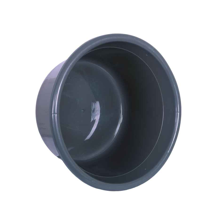 Kuber Industries Versatile Plastic Bath Tub|Baby Bathing Tub|TUB-25 L|Gray