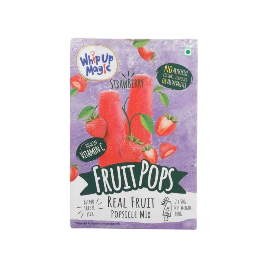 Whip Up Magic Strawberry Fruit Popsicle Mix (6 Pops)
