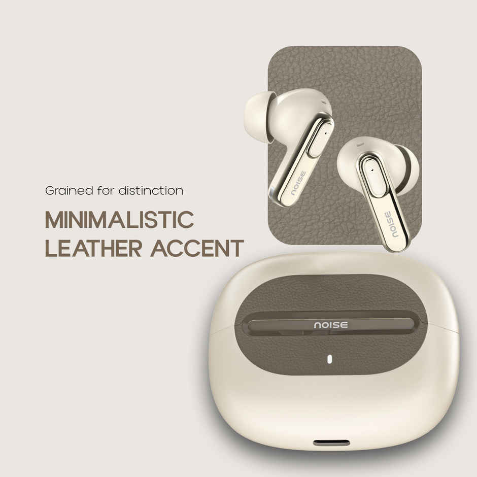 Noise Buds Uno 40H Playtime 4 Mic ENC 13mm Driver HyperSync TWS Earbuds | Ivory Grain