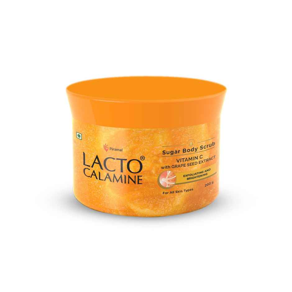 Lacto Calamine Vitamin C Sugar Body Scrub For Healthy & Glowing Clear Skin Vitamin C