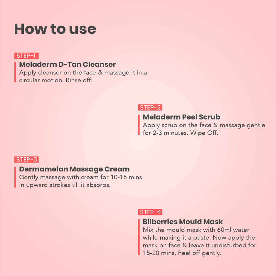 O3+ D-tan Facial Kit With Peel Off Mask