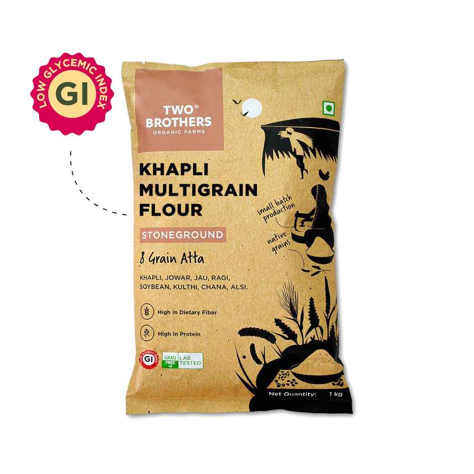 Two Brothers Khapli Multigrain Atta 8-grains-in-1