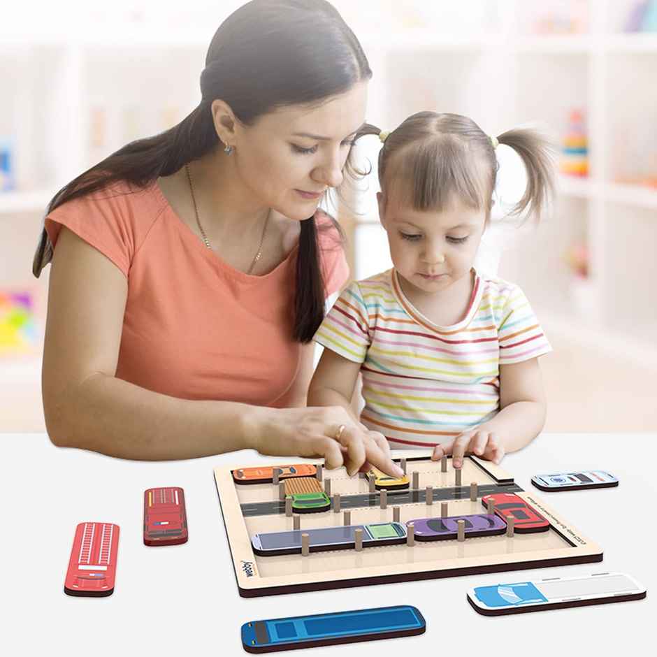 Webby Traffic Jam Table Top Board Game | Fun Family Puzzle Game for Kids, Teenager and Adult