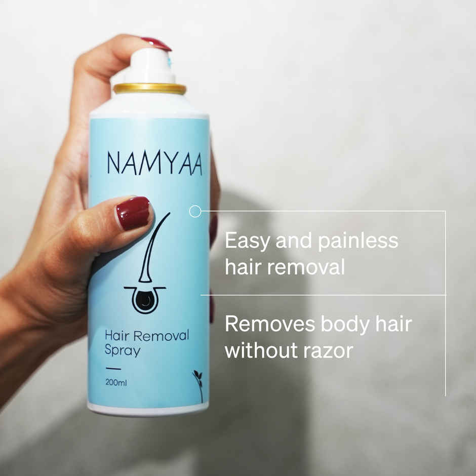 Namyaa Hair Removal Cream Spray|Painless Body Hair Removal For Underarm & Bikini Line | Pack Of 1