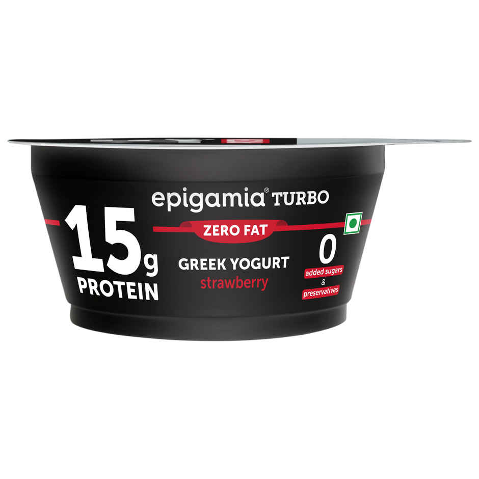 Epigamia 15 G Protein Turbo Yogurt, Strawberry