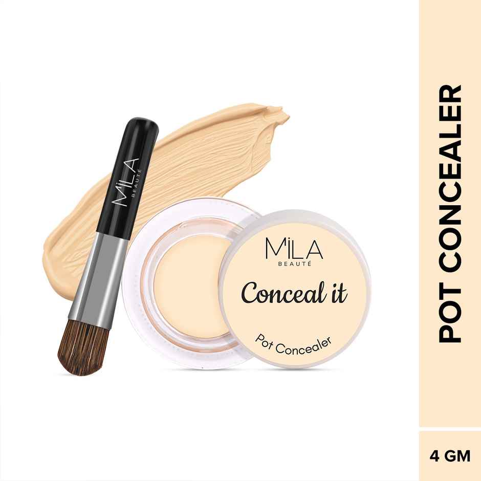 Mila Beaute Conceal It Pot Concealer Spf15 Natural Matte Finish - 01 Rich Vanilla