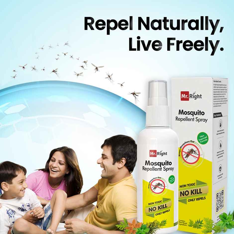 Mr. Right Mosquito Repellent Room Spray | Chemical Free