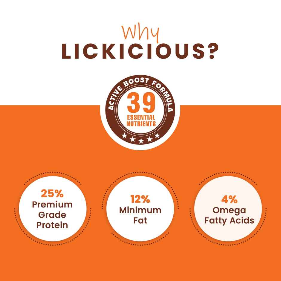 LICKICIOUS Adult Dog Chicken & VEGetable | Dry Dog FOOD