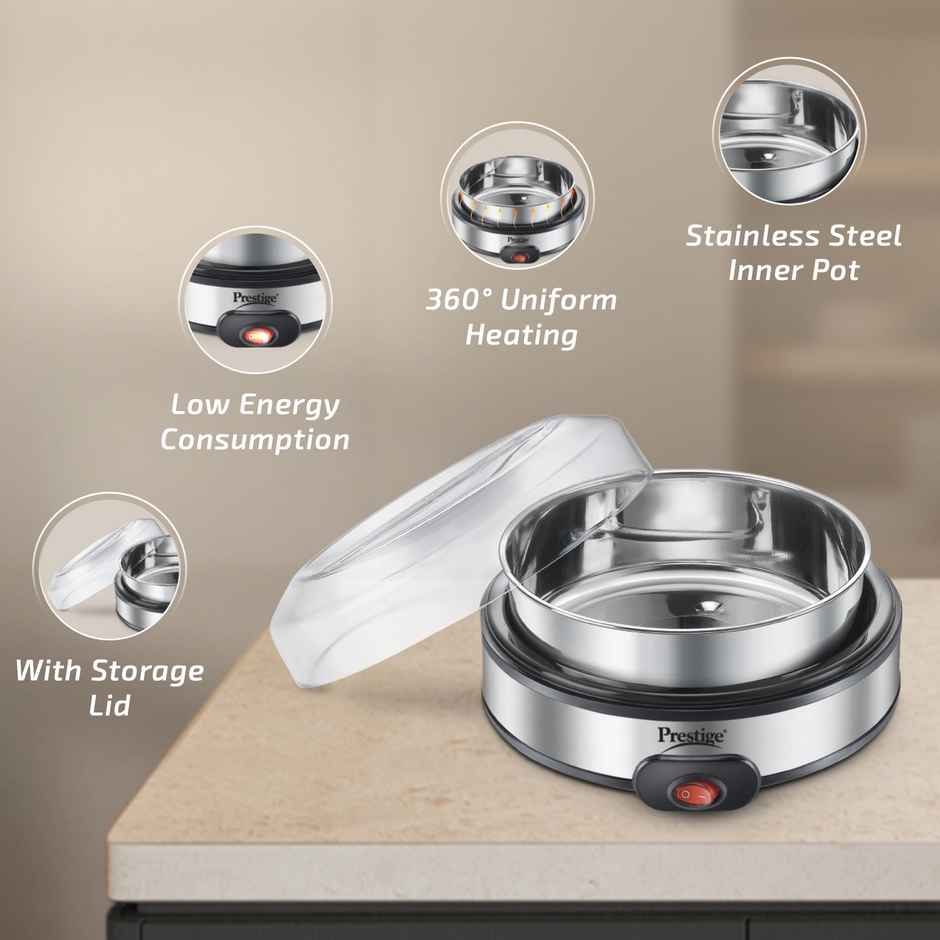 Prestige 900 ml Yoghurt Maker PYM 02 | 360 Degree Uniform Heating| Low Energy Consumption
