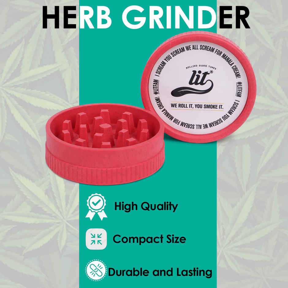 LIT Biodegrable Herb Grinder Crusher
