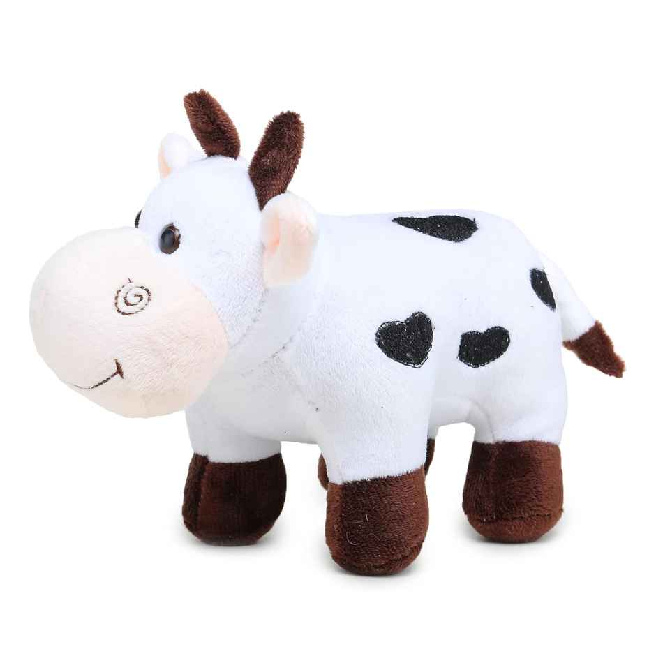Webby Toys Cow Plush Adorable Soft Toy (Multicolour, 2+ years)