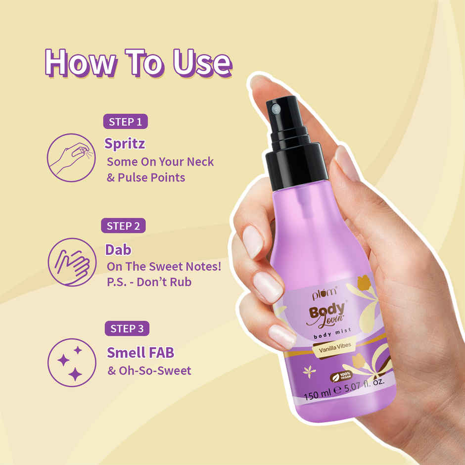 Plum Bodylovin' Vanilla Vibes Body Mist