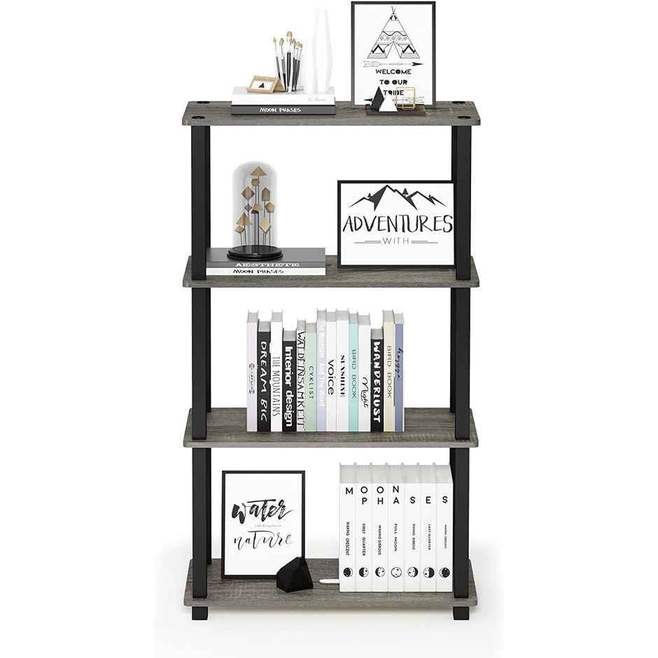 Arlavya Standing 4 tier Engineered Wood Utility Storage Shelf & Display Organizer for Home