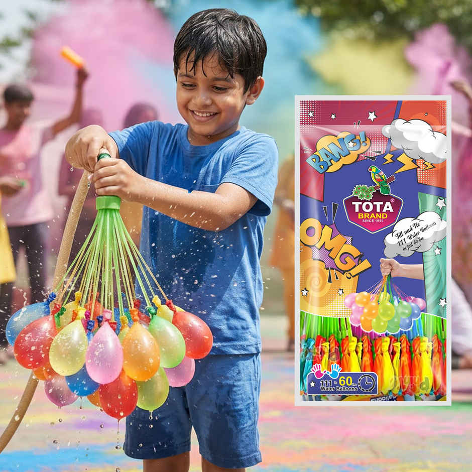 Tota Self Sealing Holi Magic Water Balloon Bunch