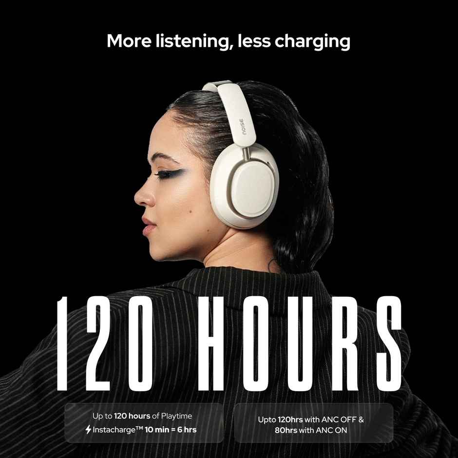 Noise Airwave Max 6 Overhead Wireless Headphone | Carbon Black