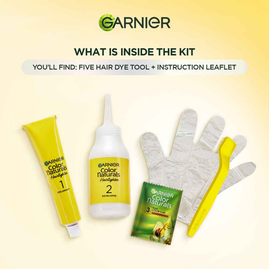 Garnier Color Naturals Hairlighter No Bleach No Ammonia Visible Highlights on Dark Hair