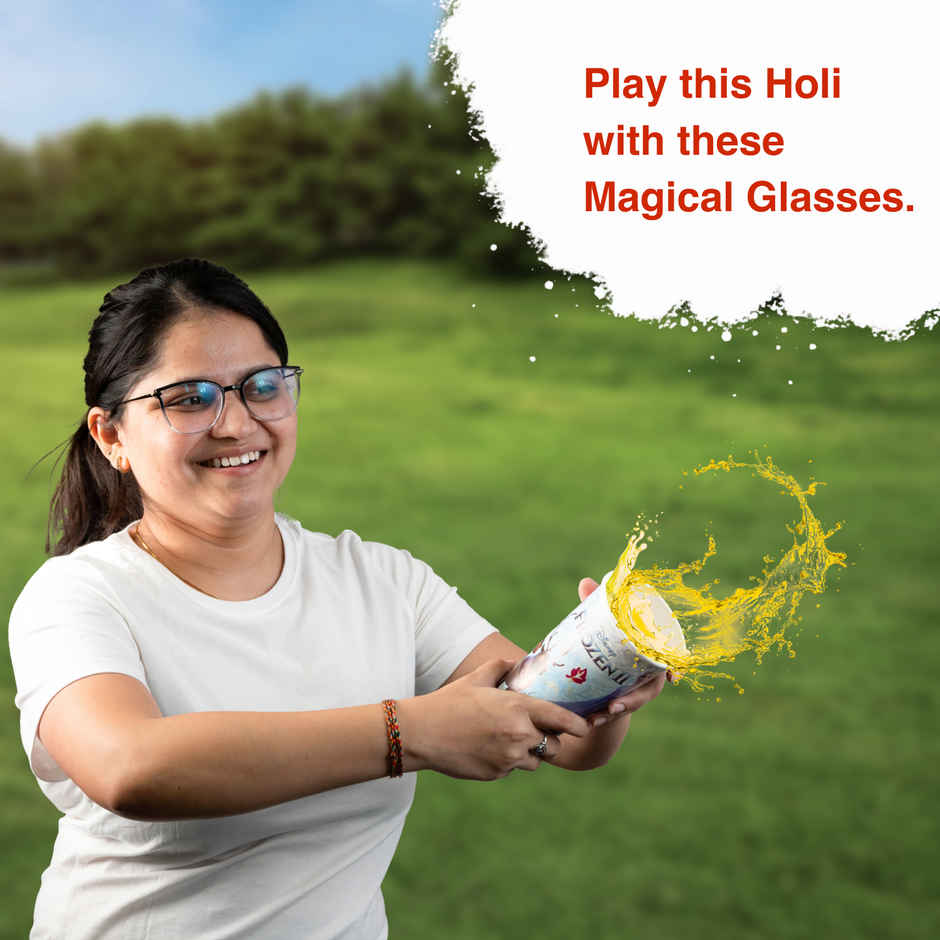 Picfest Frozen Holi Magic Glass