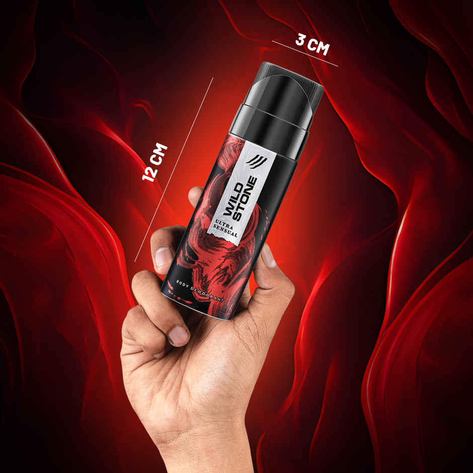 Wild Stone Men's Ultra Sensual Long Lasting Body Deodorant