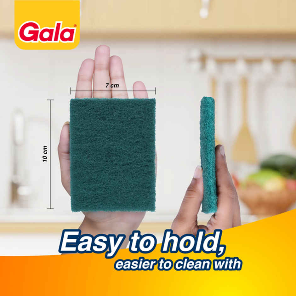 Gala Scrubber Combo | 1 Steel  & 1 Green Scrubber