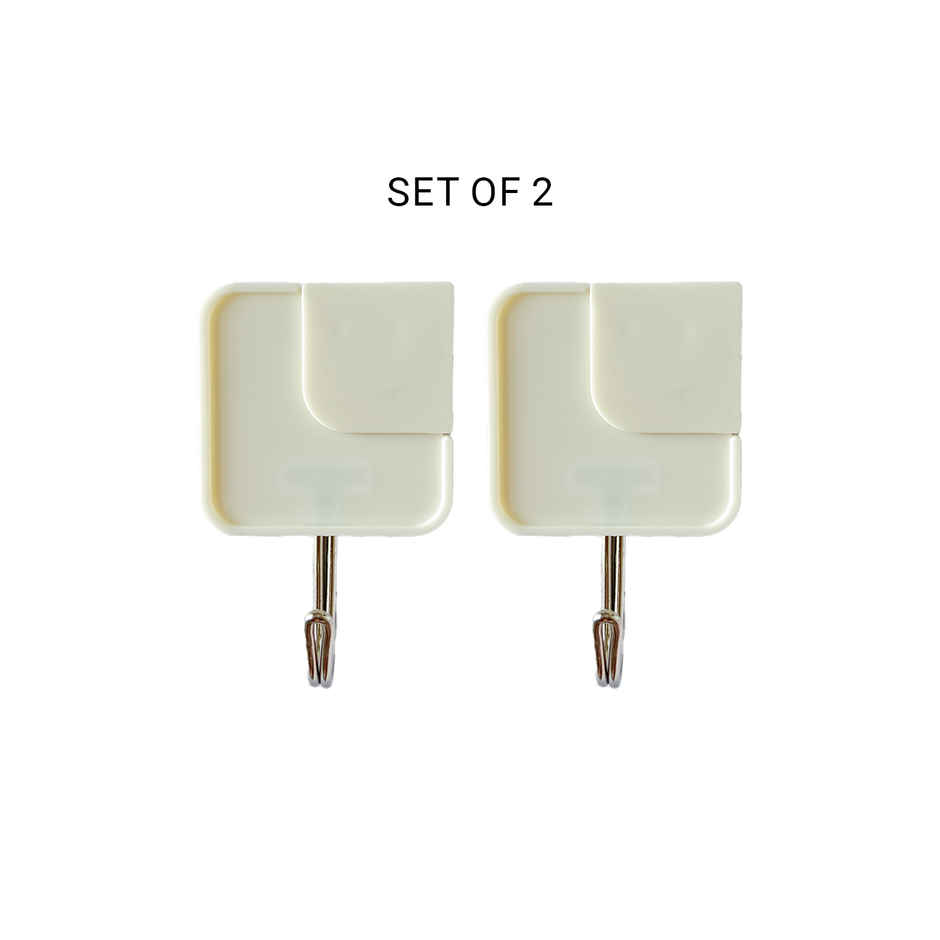 Chrome 8021 Self Adhesive Wall Hooks