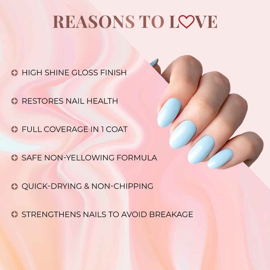 Just Herbs Nail Paint (Blossom Pink)