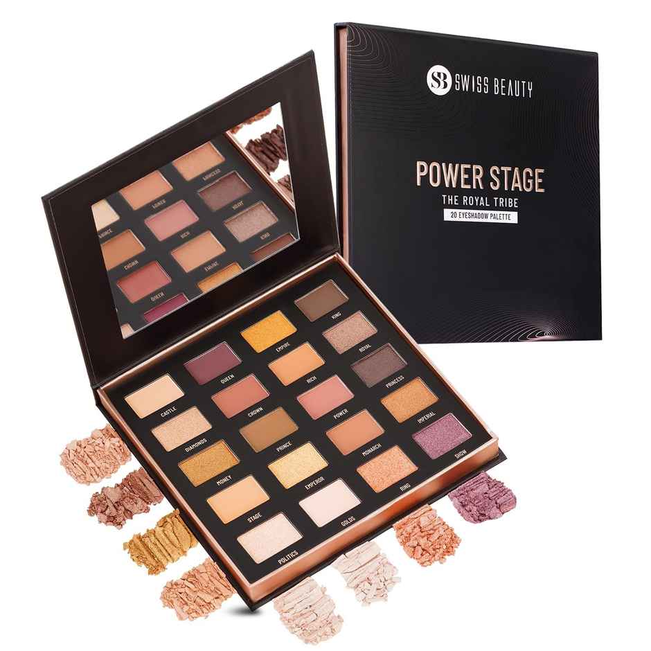 Swiss Beauty Power Stage Eyeshadow Palette - 02 Royal Tribe