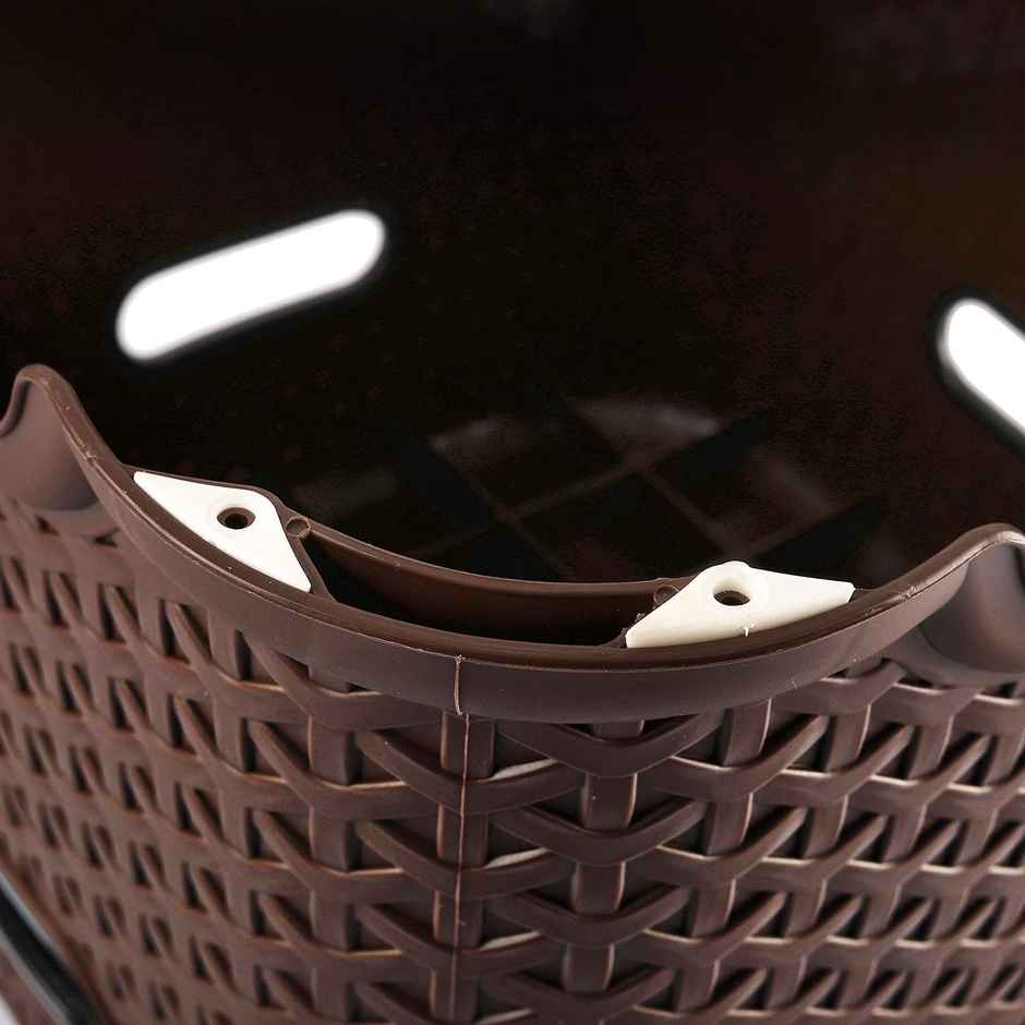 Cello Classic Perfect Posture Small Plastic Stool, Brown | Lightweight Plastic Stool for Sittng