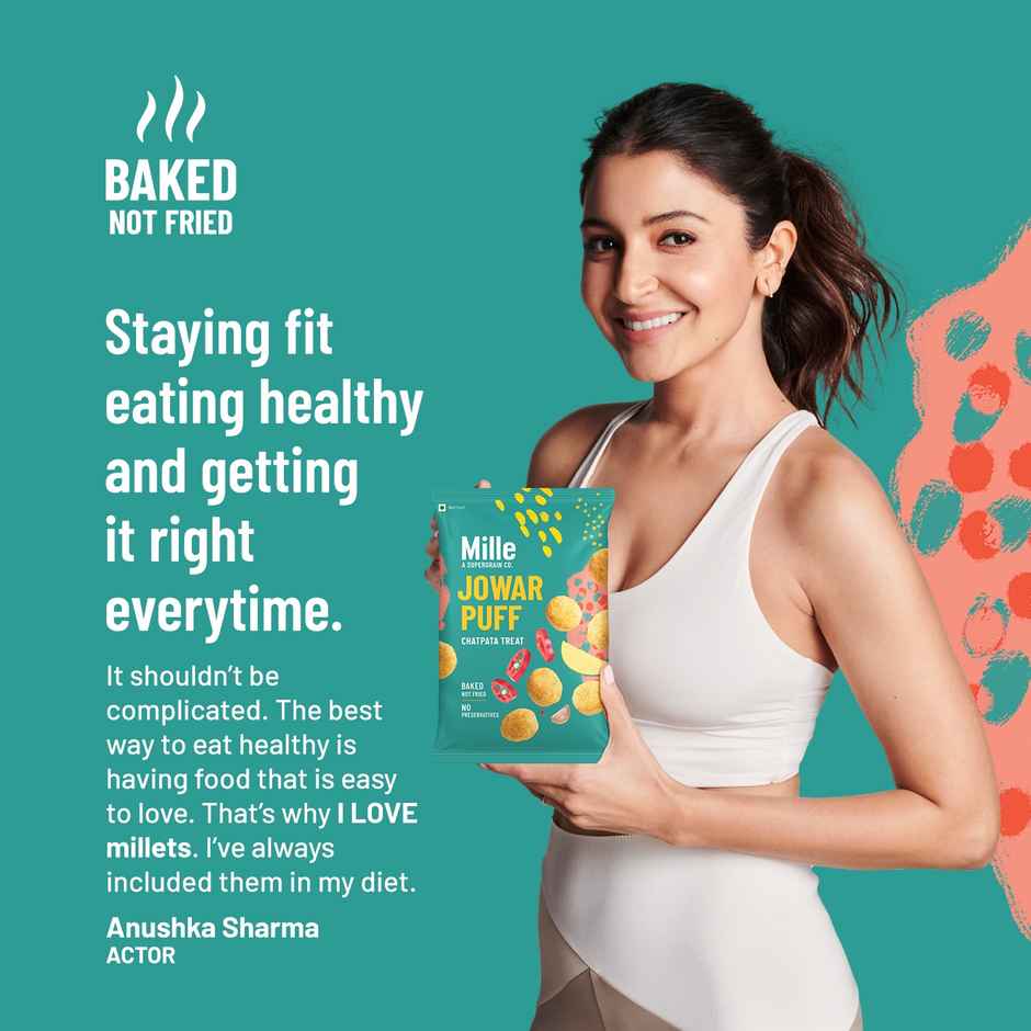 Mille Jowar Puffs | Chatpata Treat Snack | Healthy Combo