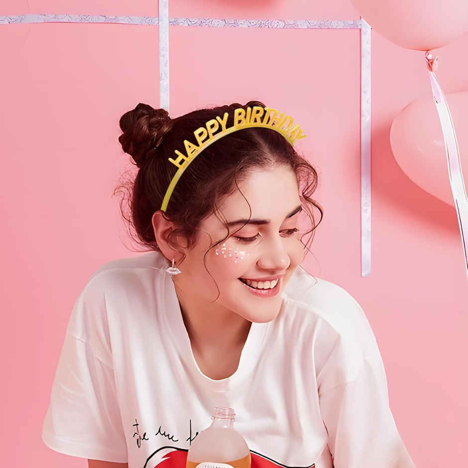 Party Propz Birthday Girl Tiara Headband | Golden