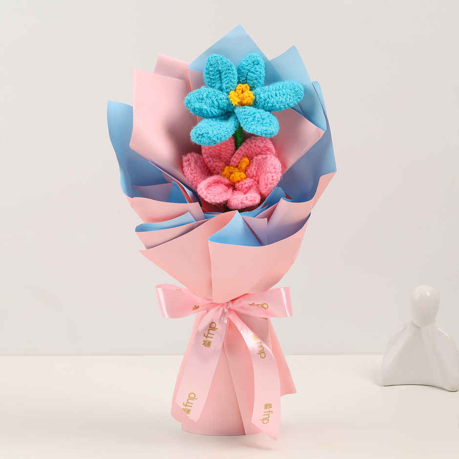 Crochet Flower Sleeve Elegance Arrangement | FNP