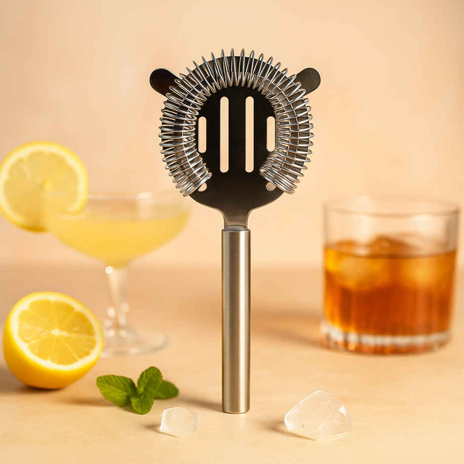 Stainless Steel Two Prong Bar Strainer
