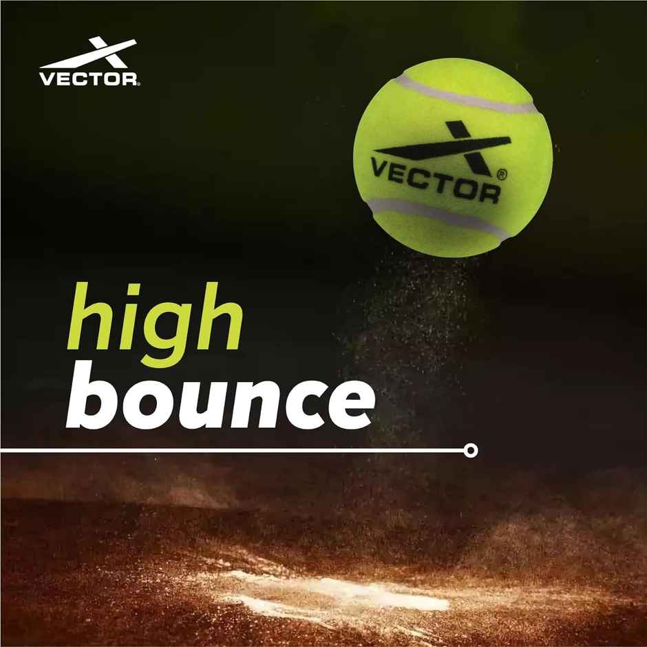 Vector X Cricket Tennis Ball Size - Standard Light (Pack Of 3)