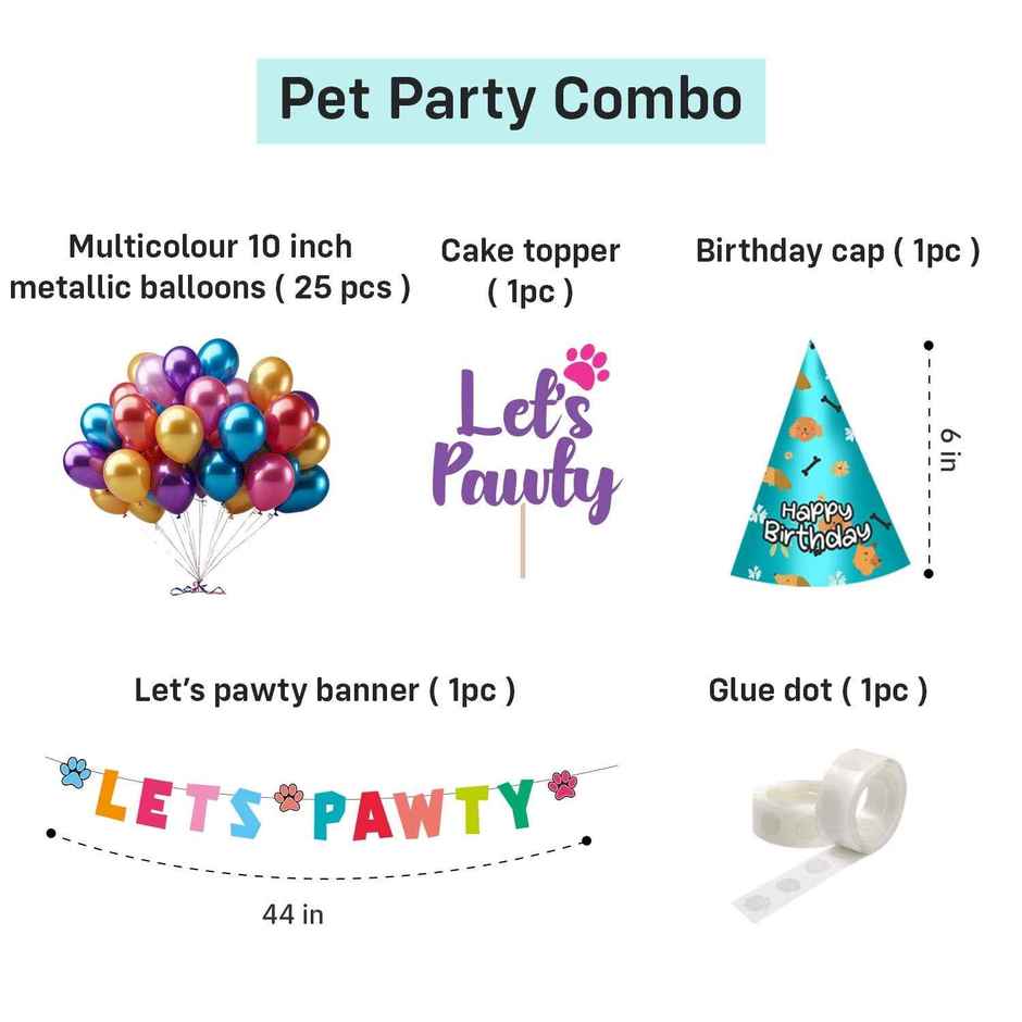 Pets And Dogs Birthday Decoration Kit | Party Propz