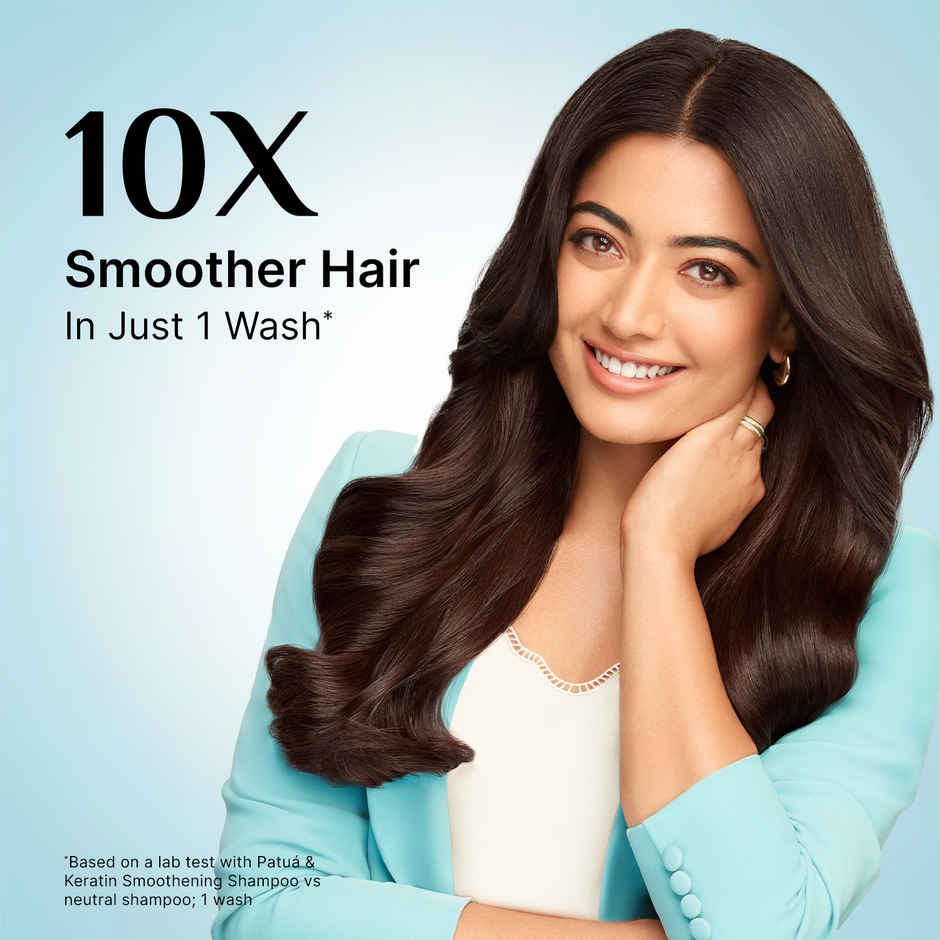 Pilgrim Keratin & Amazonian Patua Smoothening Shampoo for Smooth, Frizzy & Shinier Hair
