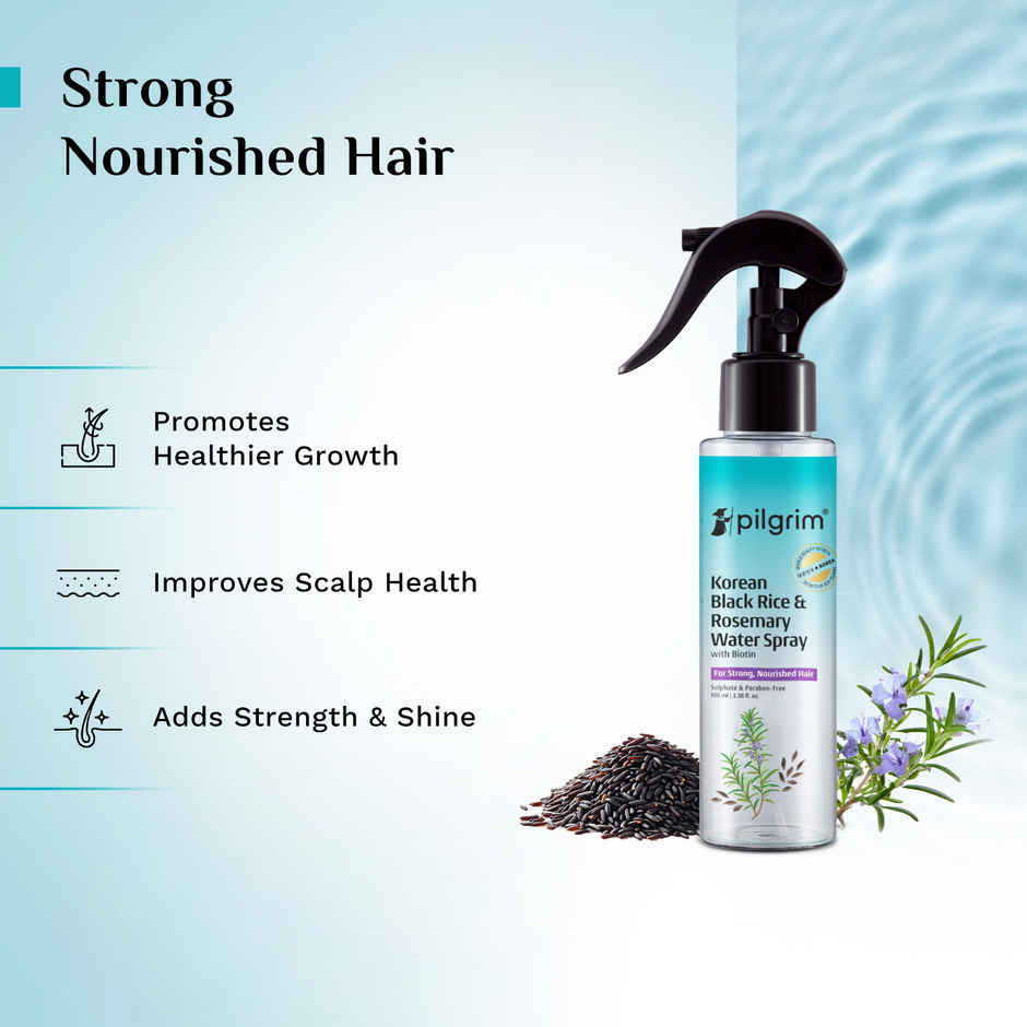 Pilgrim Spanish Rosemary Water With Biotin for Thicker Stronger Hair