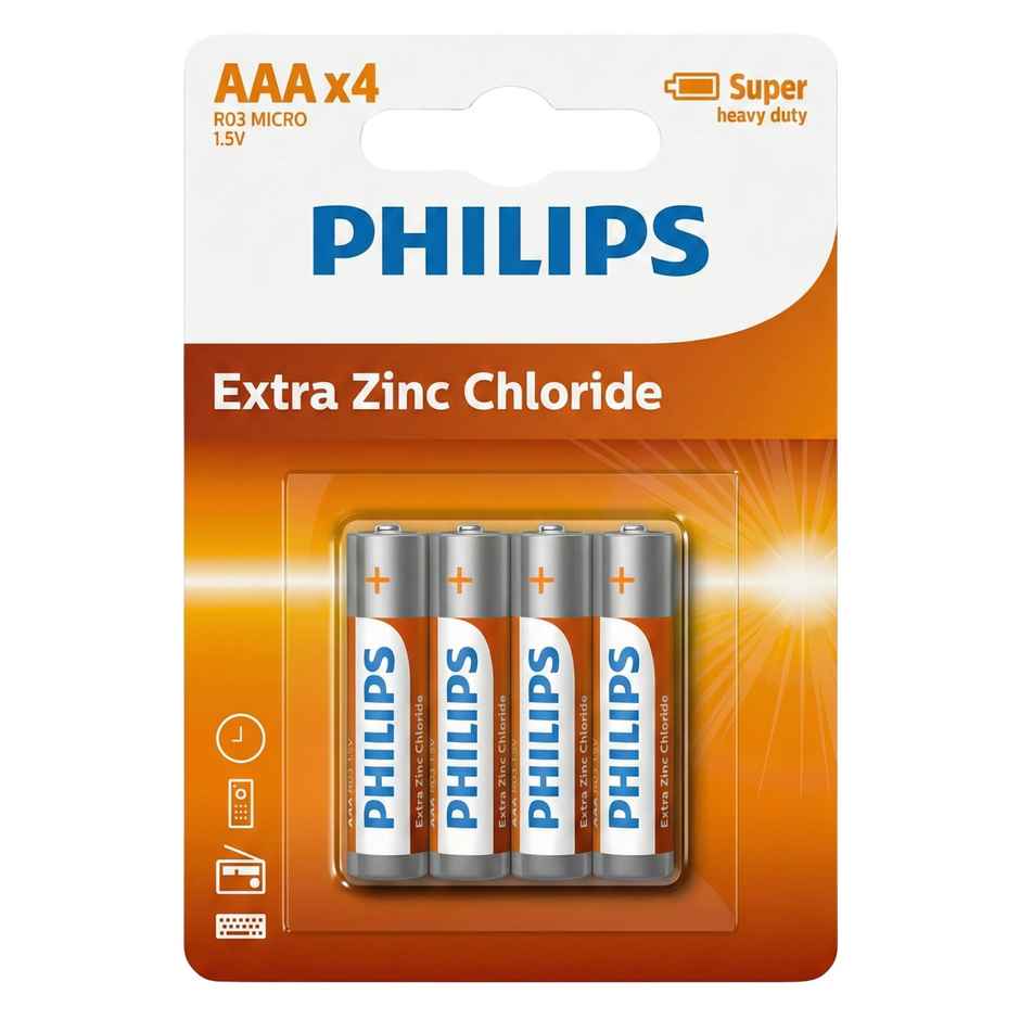 Philips Extra Zinc AAA R03L4B94 Battery
