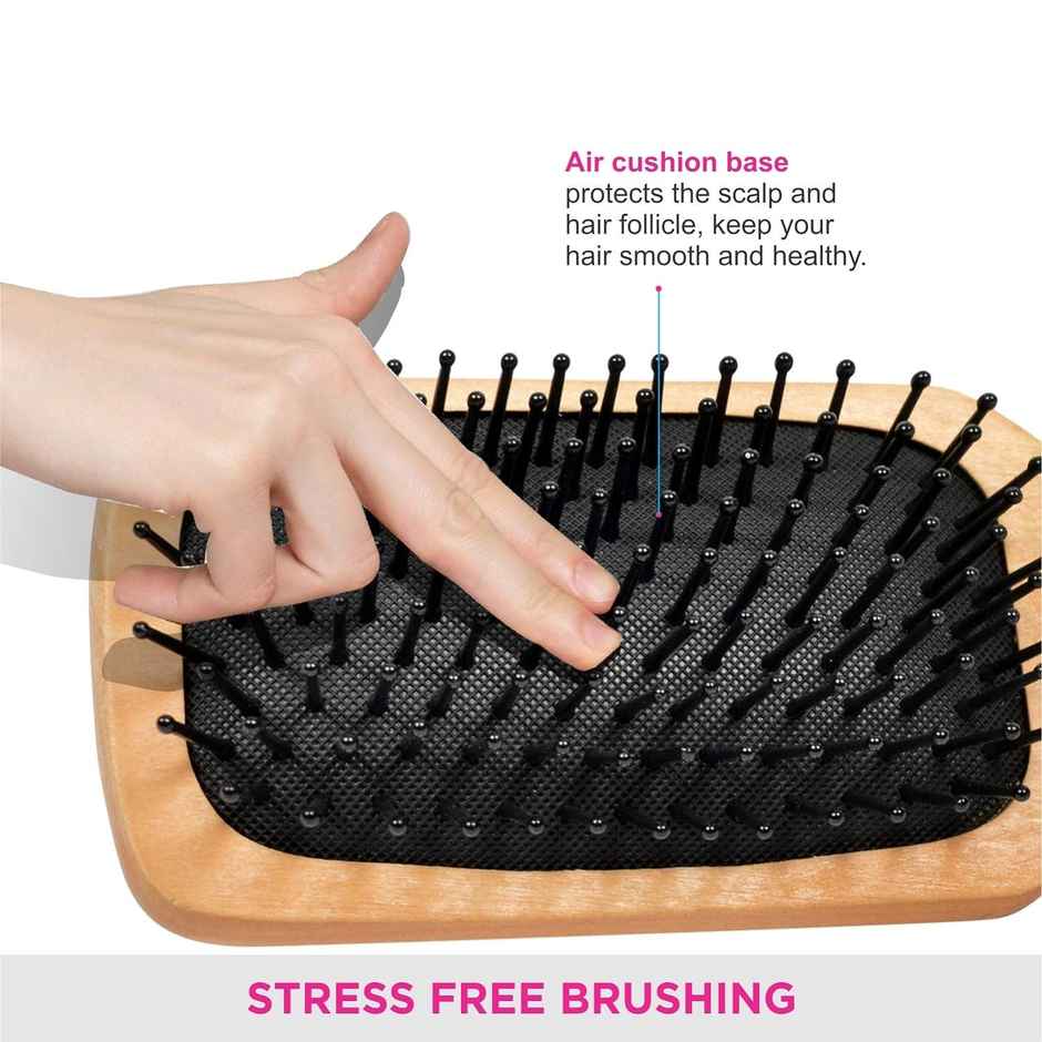 VEGA Wooden Paddle Hair Brush for Men and Women (E1-PB)