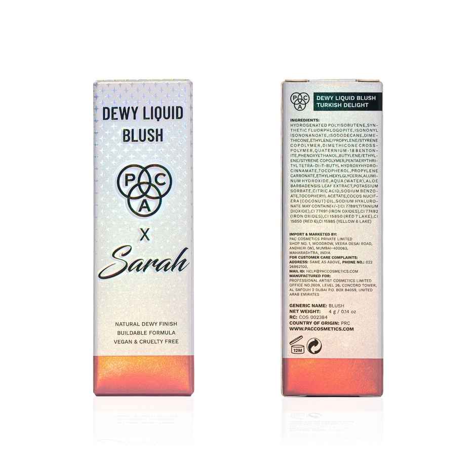 Pac X Sarah Dewy Liquid Blush (Turkish Delight)