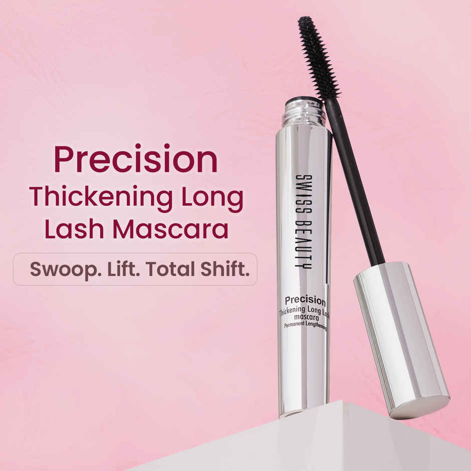 Swiss Beauty Precision Thickening Long Lash Mascara | Black