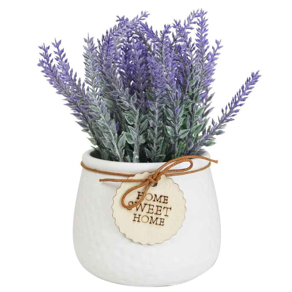 TIED RIBBONS Artificial Flower With Pot | Multicolour