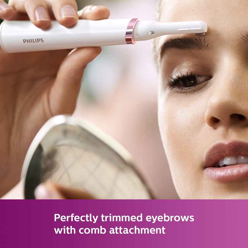 Philips Female Touch-ups Precision Trimmer|Eyebrows & Facial Trimmer for Women|HP6388/00