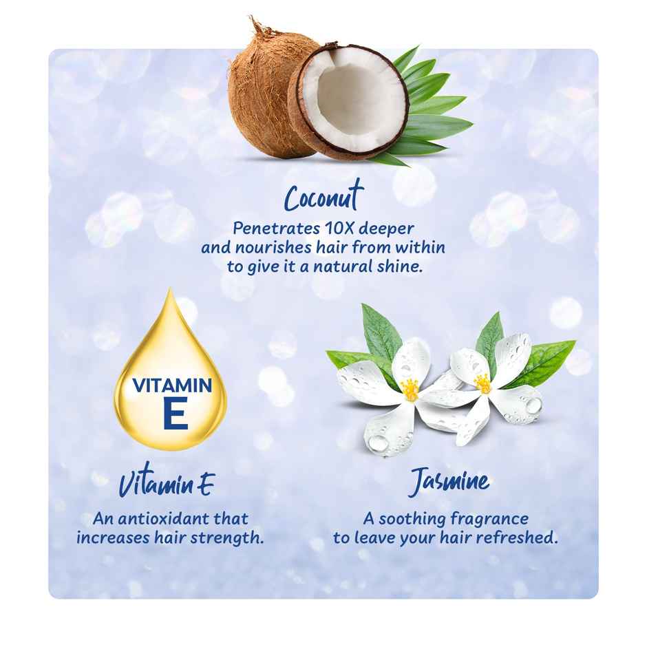 Parachute Advansed Jasmine, Non Sticky Coconut Hair Oil Combo